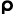 p
