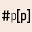 p