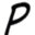 p