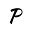 p