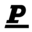 p