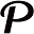 p
