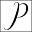 p