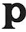 p