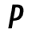p