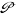 p