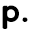 p
