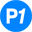 p