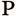 p
