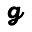 g