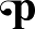 p