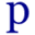 p