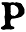 p