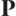 p