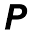 p