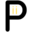 p