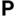 p