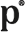 p