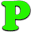 p