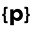 p