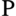 p