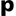 p