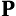 p