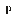 p