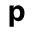 p
