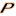 p