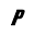 p