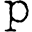 p