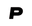 p