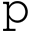 p
