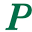 p