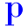 p