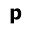 p