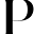 p