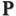 p