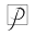 p