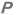 p