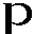 p