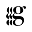g