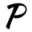 p